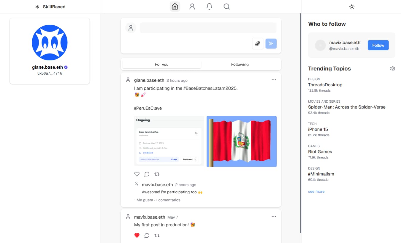 app screen